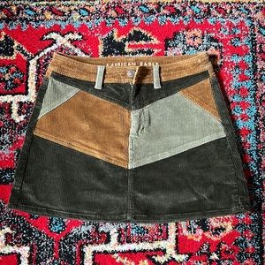 American Eagle Corduroy Mini Skirt